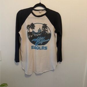 Vintage Hotel California Raglan Tee band t